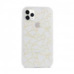Wholesale Slim Matte Design Hybrid Case for iPhone 11 6.1 (Gold Abstract)